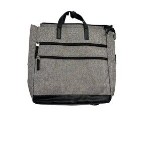 Pottery Barn Baby Skip Hop Trio Convertible Diaper Bag Heathered Gray